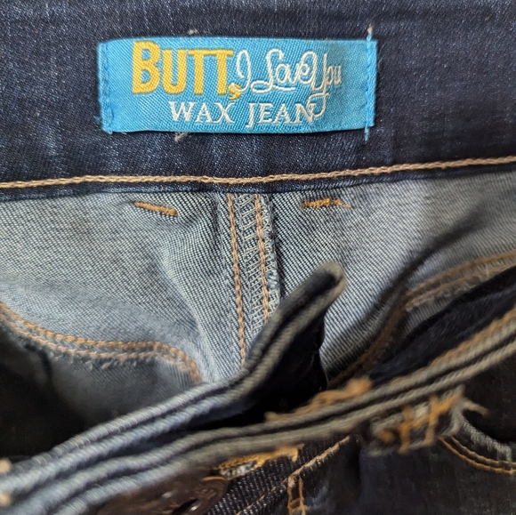 NWOT Butt, I Love You Distressed Wax Jeans Size 7 - Picture 5 of 6